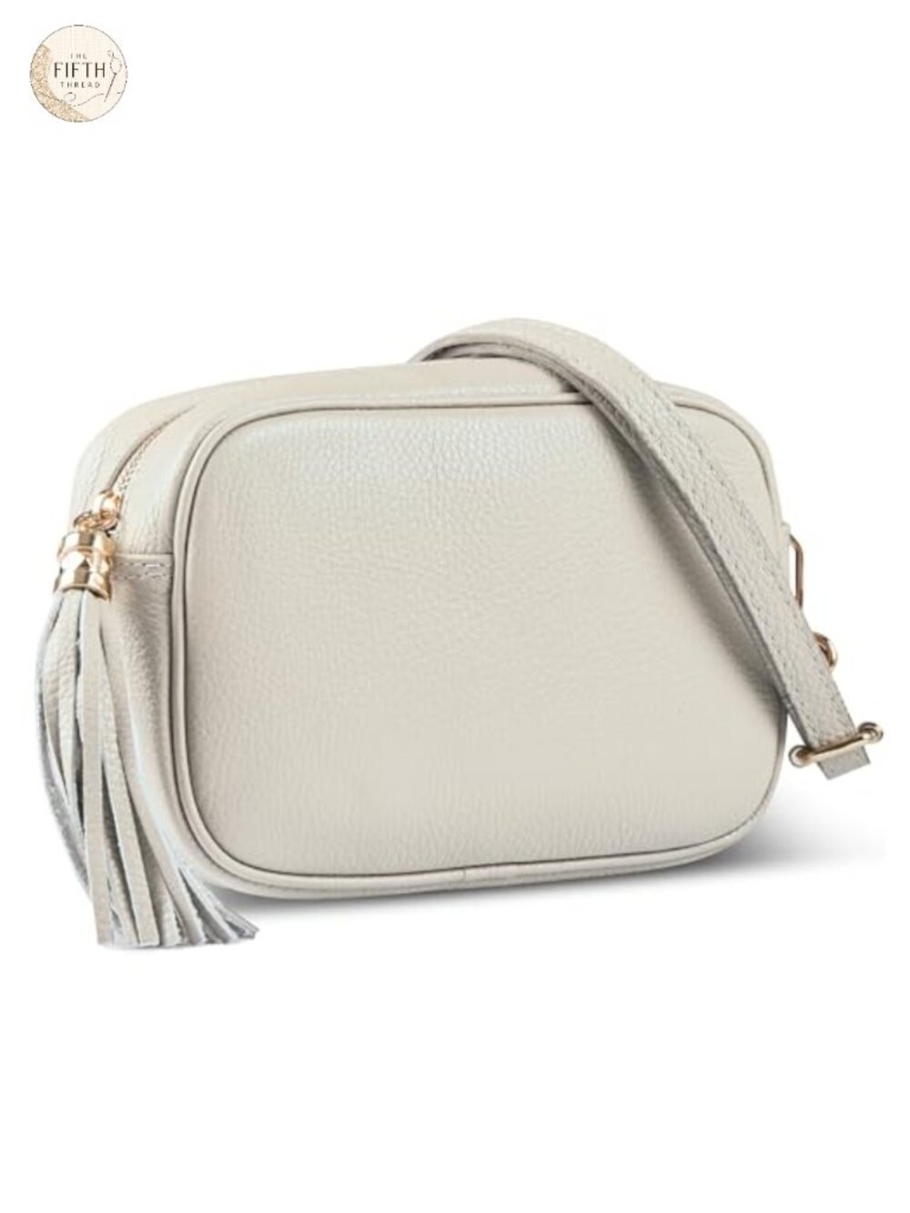 Italian Full-Grain Leather Small Crossbody Purse Handbag